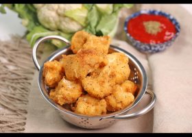 طريقة عمل الزهره المقليه المقرمشه