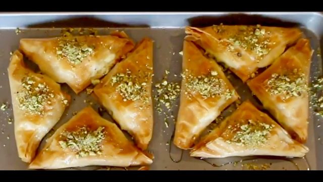 طريقة عمل وربات بالقشطة