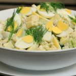 طريقة عمل سلطة البطاطس بالبروكلي