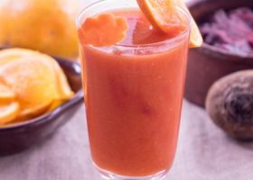 طريقة عمل عصير البنجر مع البرتقال