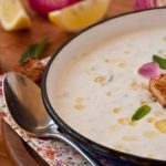 طريقة عمل شوربة اللبن بالارز التركية