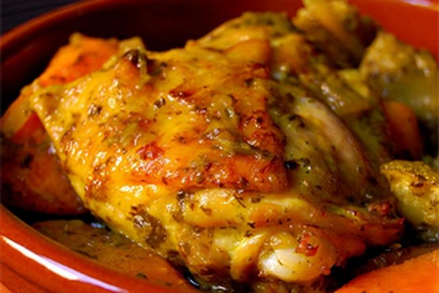 طريقة عمل طاجن دجاج تركي