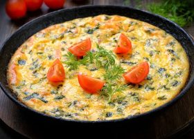 طريقة عمل العجة بالخضار لايت