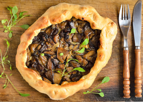 طريقة عمل فطيرة المشروم