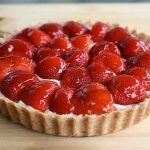 طريقة عمل تارت البسكوت بالفراولة