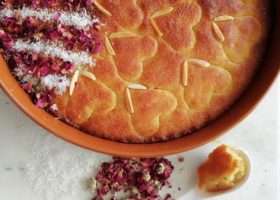 طريقة عمل بسبوسه بجوز الهند