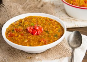 طريقة عمل العدس الهندي الحار