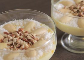 طريقة عمل حلى الفرني بماء الورد