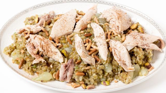 طريقة عمل الفريك بالدجاج لايت