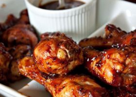 طريقة عمل افخاذ الدجاج بالصوص