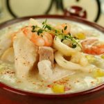 طريقة عمل شوربة سي فود بالكريمة