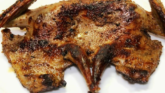 طريقة عمل الحمام المشوي في الفرن