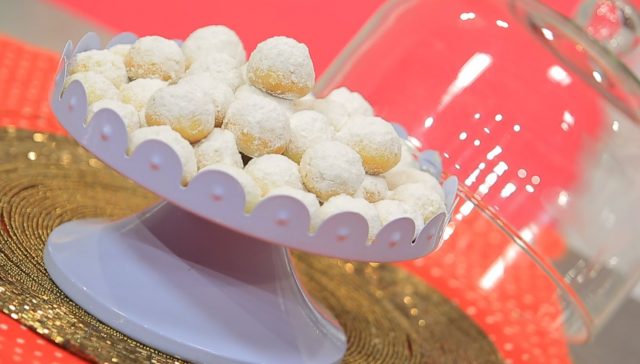 طريقة عمل كوكيز كرات الثلج