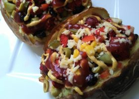 طريقة عمل بطاطا مشوية تركية