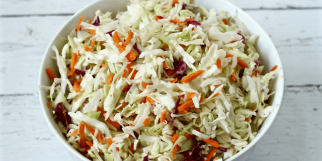 طريقة عمل الكول سلو بدون مايونيز