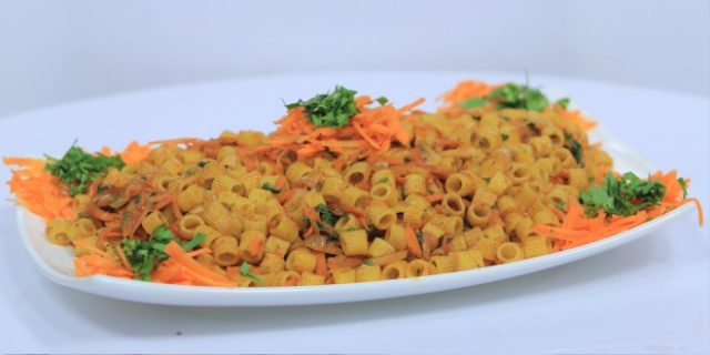 طريقة عمل مكرونة بالجزر