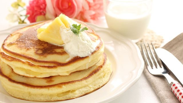 طريقة عمل البان كيك بدون بيض