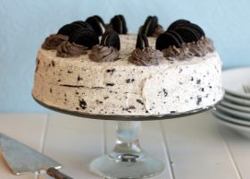 طريقة عمل كيك ايس كريم اوريو