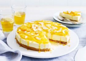 طريقة عمل تشيز كيك الاناناس