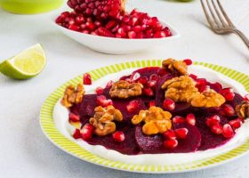 طريقة عمل سلطة البنجر والرمان