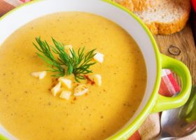 طريقة عمل شوربة العدس والقرع