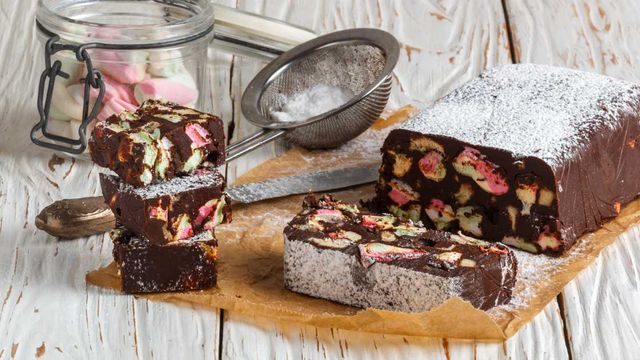 طريقة عمل حلى المارشميلو والبسكويت