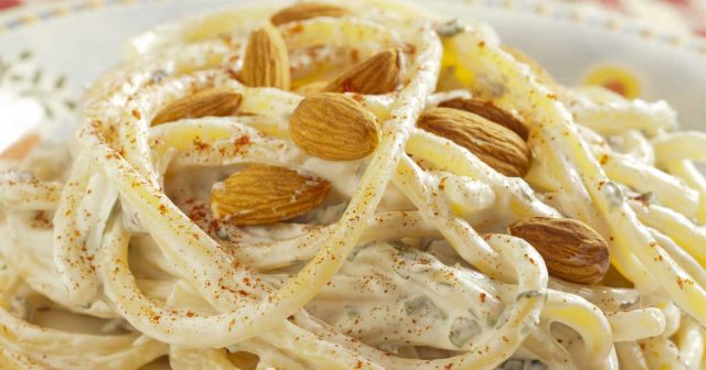 طريقة عمل سلطة مكرونة باللبن