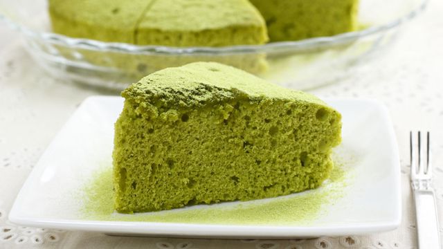 طريقة عمل الكيكة الخضراء