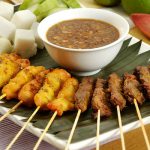 طريقة عمل ساتي دجاج جاوي