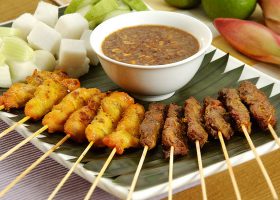 طريقة عمل ساتي دجاج جاوي