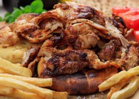 طريقة عمل شاورما على الفحم