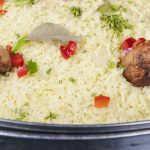 طريقة عمل كبسة لحم بيضاء