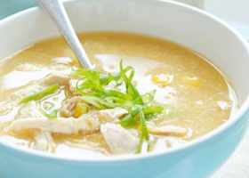 طريقة عمل شوربة ذرة بالدجاج