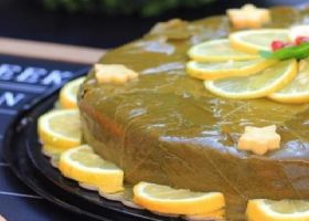 طيقة عمل كيكة ورق العنب