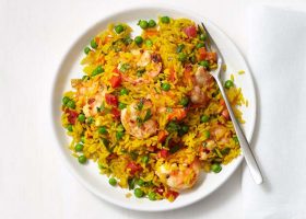 طريقة عمل الارز بالجمبري