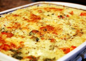 طريقة عمل صينية أرز بالدجاج والقشطة