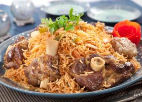 طريقة عمل كبسة لحم الماعز