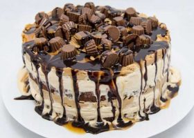 طريقة عمل كيكة الايس كريم