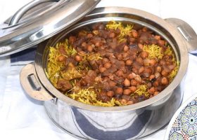 طريقة عمل مجبوس دجاج قطري