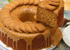 طريقة عمل كيكة اللوتس