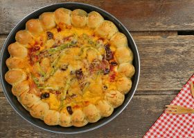 طريقة عمل بيتزا خلية النحل