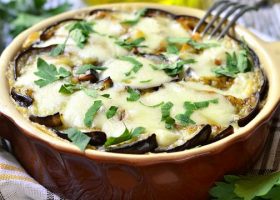 طريقة عمل باذنجان بالبشاميل