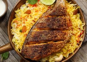 طريقة عمل برياني سمك