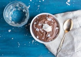 طريقة عمل بودينج الشكولاتة والكستناء