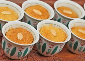 طريقة عمل البسبوسة بالفنجان