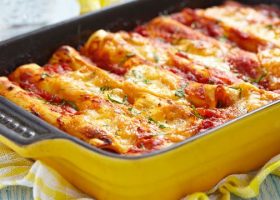 طريقة عمل الكانيلوني بالدجاج واليقطين