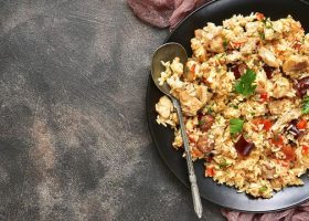 طريقة عمل ارز مدخن باللحم