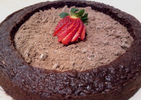 طريقة عمل كيكة الاوص بالشكولاتة