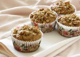 طريقة عمل كب كيك الشوفان بالقرفة