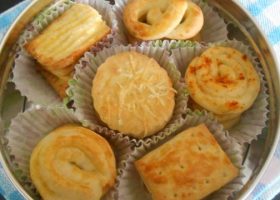 طريقة عمل البسكويت المالح بالجبن